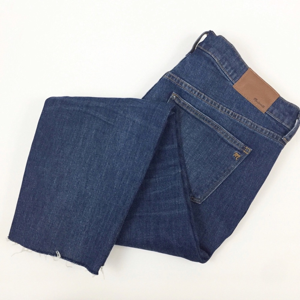 Madewell BoyJean Denim stretch Raw hem size 29